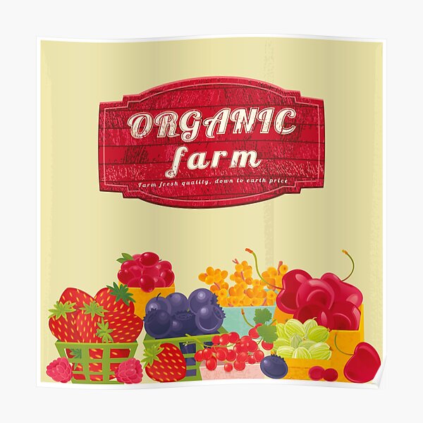 Organic Farm Poster