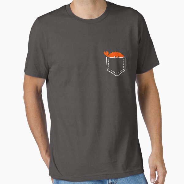 Item preview, rust ferris pocket t-shirt light designed and sold by leesander.