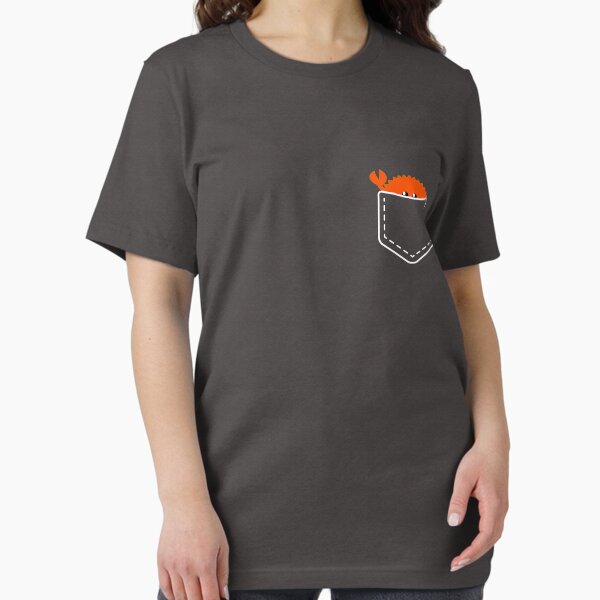 Vista previa del artículo con la obra «rust ferris pocket camiseta ligera», diseñado y vendido por leesander.