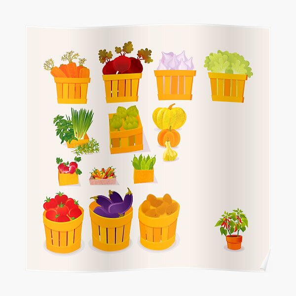Vegetable Market Poster