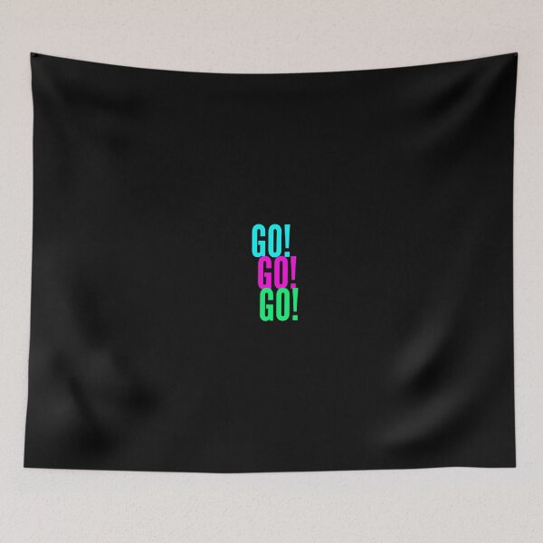 Item preview, Go! Go! Go! Gaming Shirt - Make that tank pull!  Raid - Mythic - Con Party Shirt Teal/Pink/Green designed and sold by CloudDance.