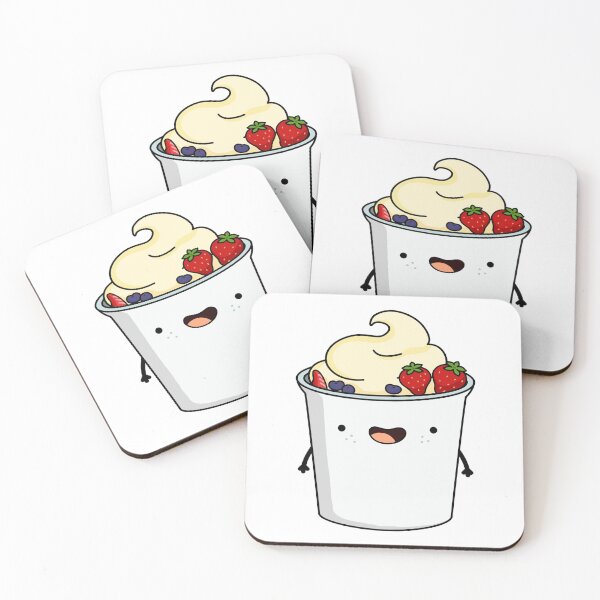 Item preview, Kawaii Yogurt Cup designed and sold by kawaiilife.