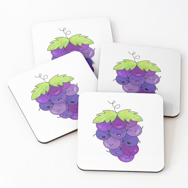 Item preview, Kawaii Grape Bunch designed and sold by kawaiilife.