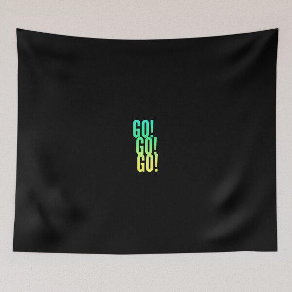 Item preview, Go! Go! Go! Gaming Shirt - Make that tank pull!  Raid - Mythic - Party Shirt Lime Crush designed and sold by CloudDance.