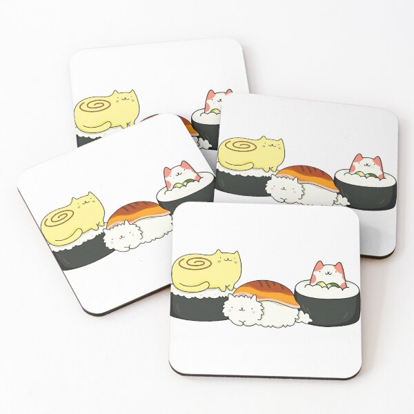 Item preview, Kawaii Cat Sushi designed and sold by kawaiilife.