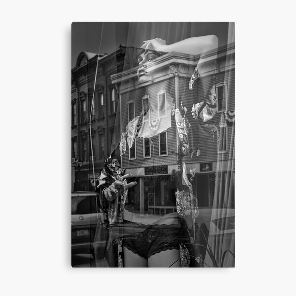 Window Display "Oh My!" Metal Print