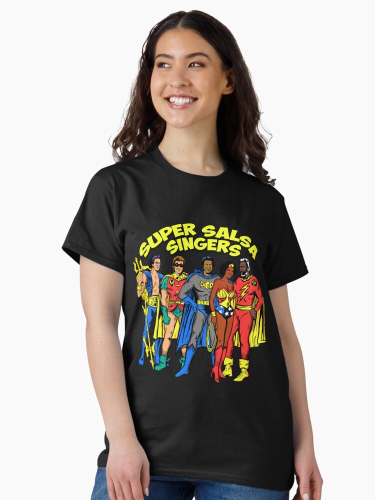 Imagen 2 de 7, Camiseta clásica con la obra Los mejores cantantes de Salsa Fania All Stars, diseñada y vendida por LeoZitro.
