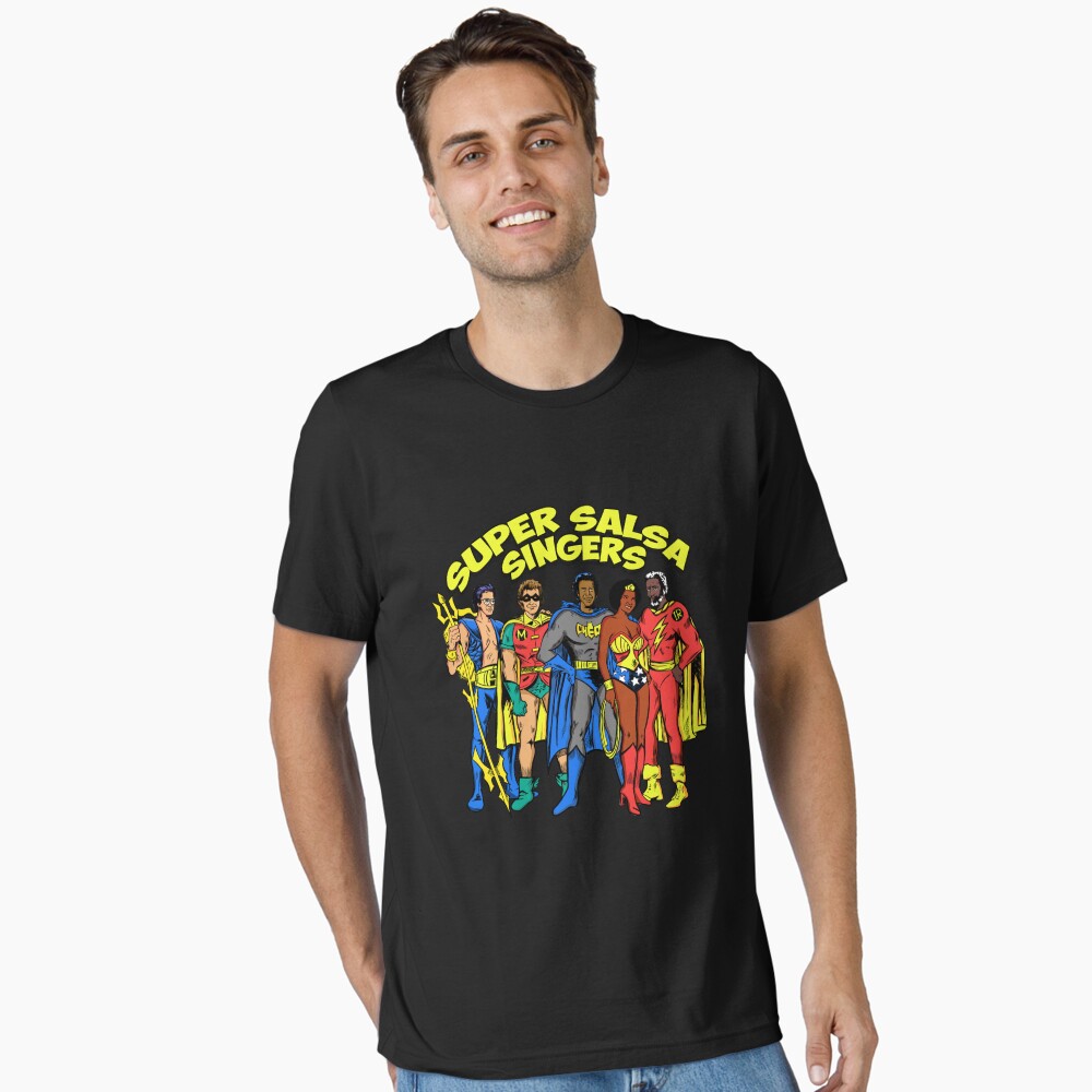 Vista previa del artículo con la obra «Camiseta esencial», diseñado y vendido por LeoZitro.