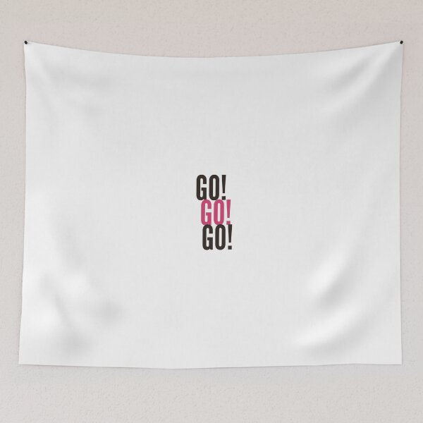 Item preview, Go! Go! Go! Gaming Shirt - Make that tank pull!  Raid - Mythic - Pug Shirt - White/Pink designed and sold by CloudDance.