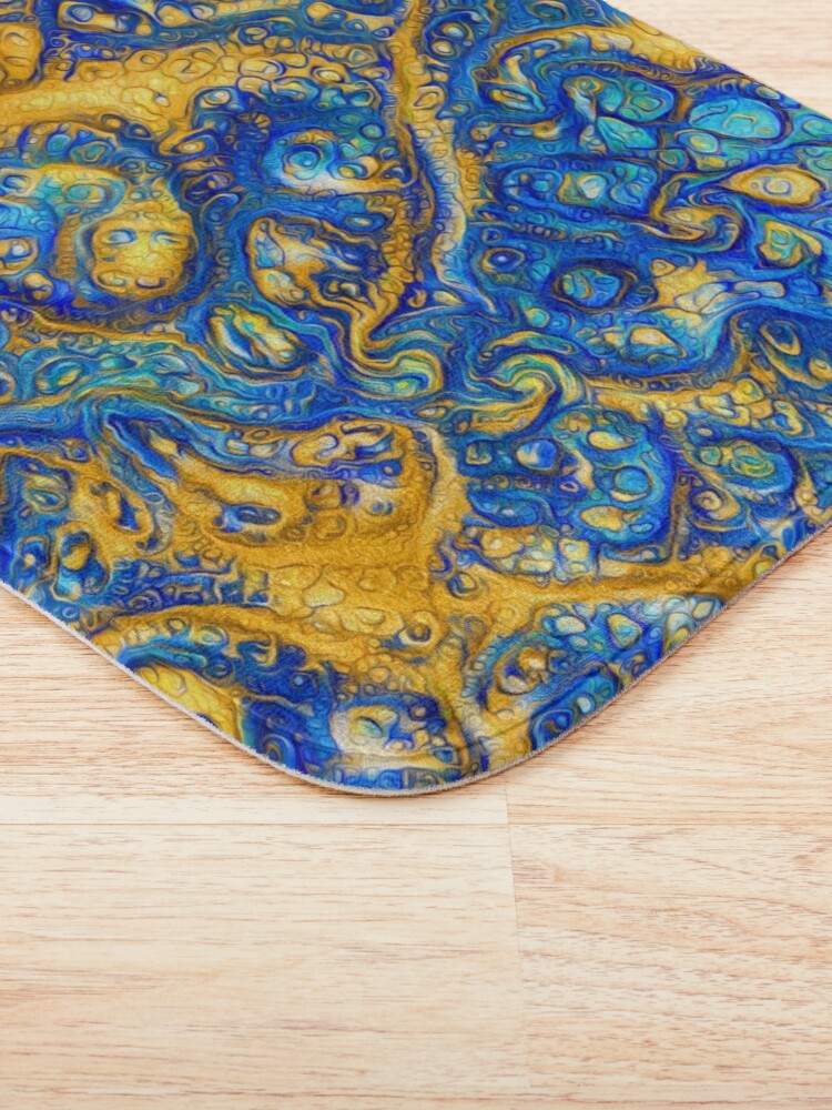 Alternate view of Deep Dream abstraction Bath Mat