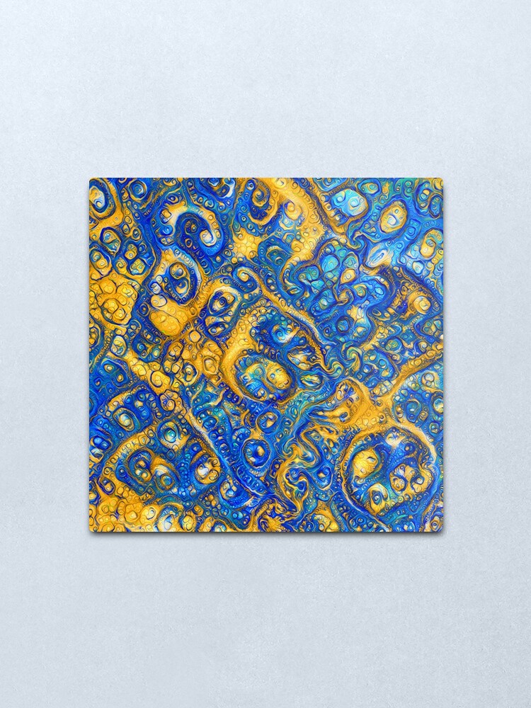 Alternate view of Deep Dream abstraction Metal Print