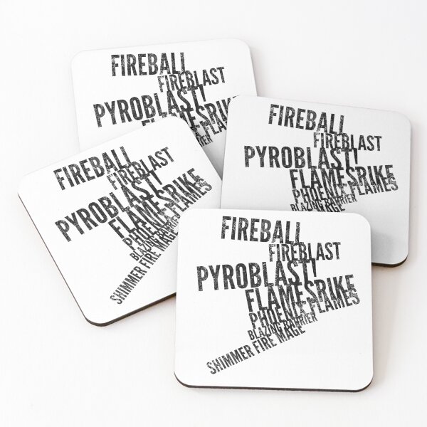 Item preview,  DnD Fire Mage Spell Design - :Light them up and crit-chain! B/W designed and sold by CloudDance.