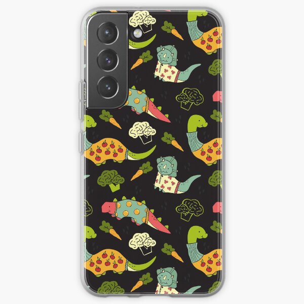 Eat Your Veggies in Brights Samsung Galaxy Soft Case