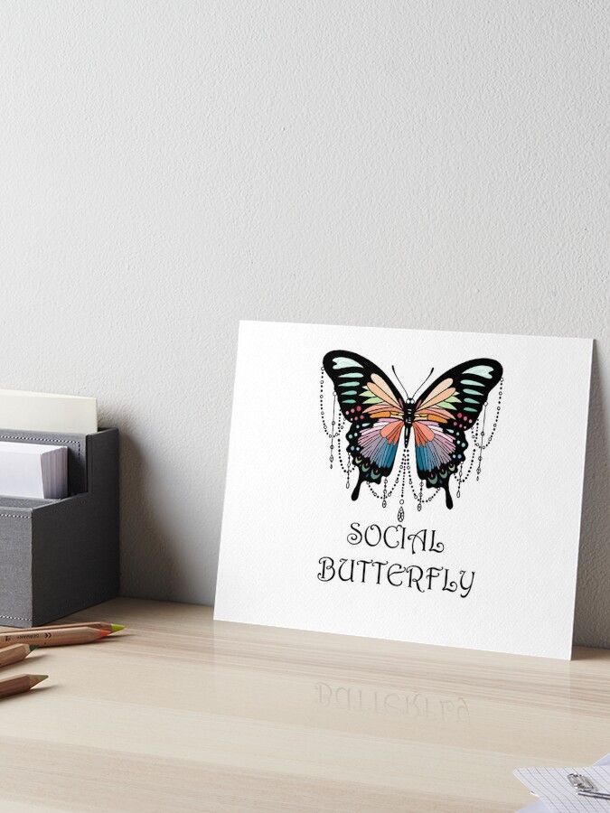 UO Anti-Social Butterfly Pin