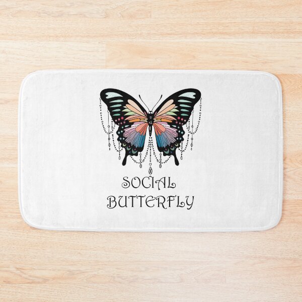 Item preview, Social Butterfly Funny and Cute Gift For Extroverted People  designed and sold by Kate Hyunsu Cho.