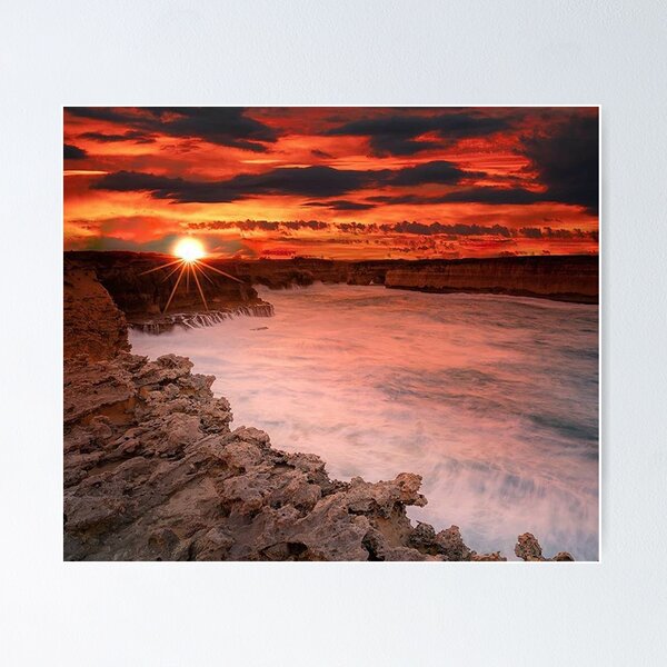 Item preview, Aussy Ocean Sunset: NSW Australia designed and sold by PODLizardWizard.