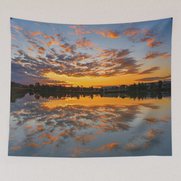 Item preview, Blue Sunset: Canberra Australia designed and sold by PODLizardWizard.