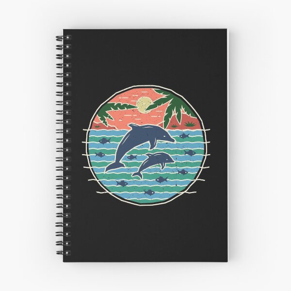 Item preview, Dolphins - Rustic Sunset Paradise Scene designed and sold by Bangtees.