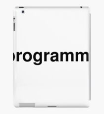 programme iPad Case/Skin