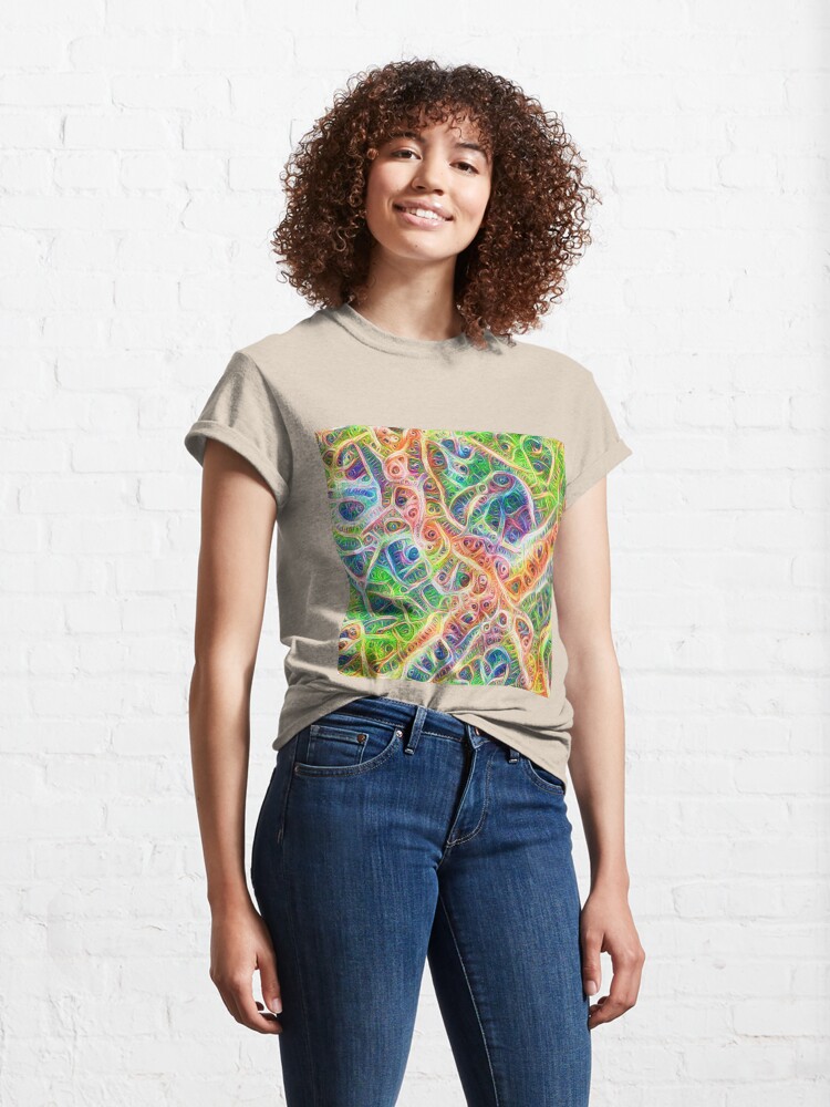 Alternate view of Neural network motif Classic T-Shirt