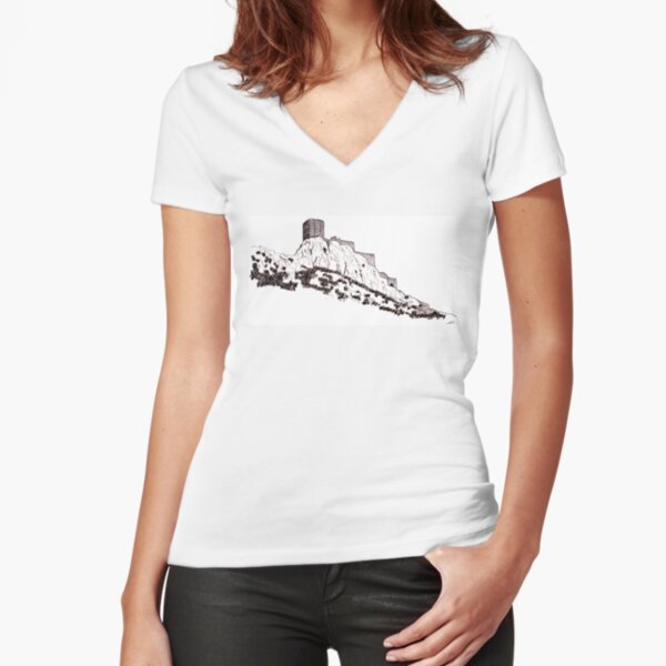 Fitted V-Neck T-Shirt