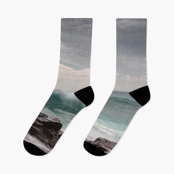 Item preview, Seafoam Across Ocean Rocks: QLD Australia designed and sold by PODLizardWizard.