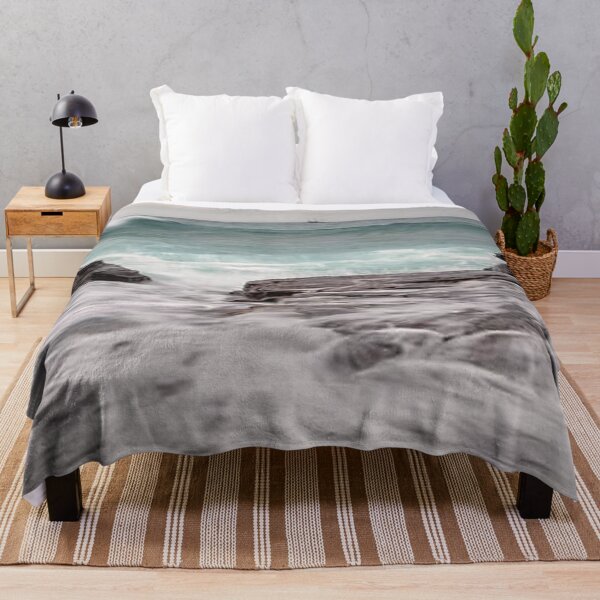 Item preview, Seafoam Across Ocean Rocks: QLD Australia designed and sold by PODLizardWizard.