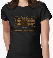 Photographer camera viewfinder Women's Fitted T-Shirt