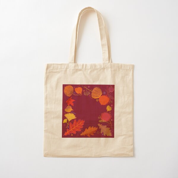 Autumn Leaves Cotton Tote Bag