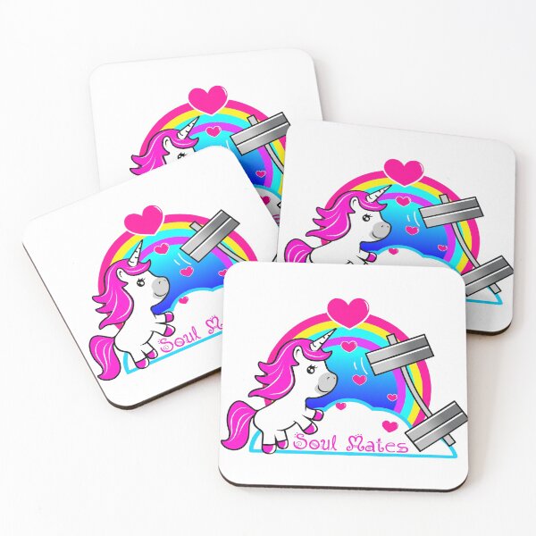 Item preview, Cute unicorn barbell fitness designed and sold by Tim Addison.