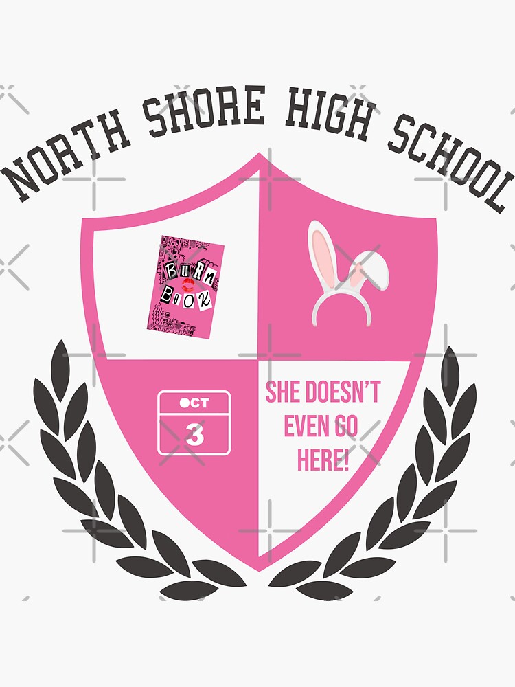 Mean Girls North Shore High School Pullover Hoodie : Clothing, Shoes &  Jewelry 