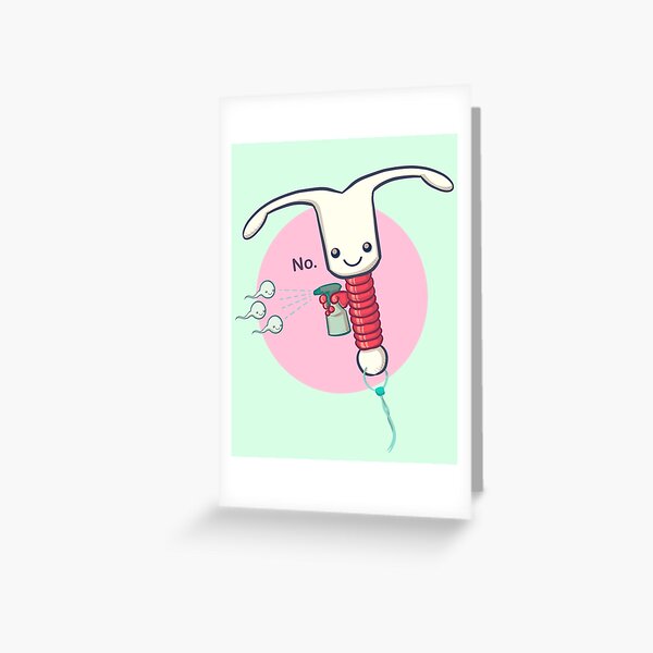 Bad Sperm Greeting Card