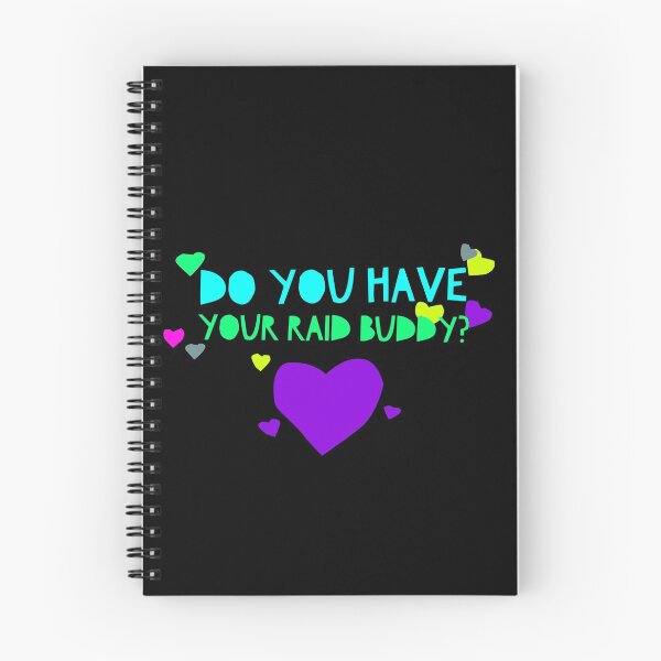 Item preview, Raiders! Do you have your RAID buddy? Gamer Meme Fun 80s Style Logo designed and sold by CloudDance.