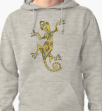 Lizard Tattoo Yellow Pullover Hoodie