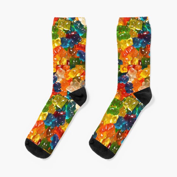 Gummy Bears by Squibble Design Socks