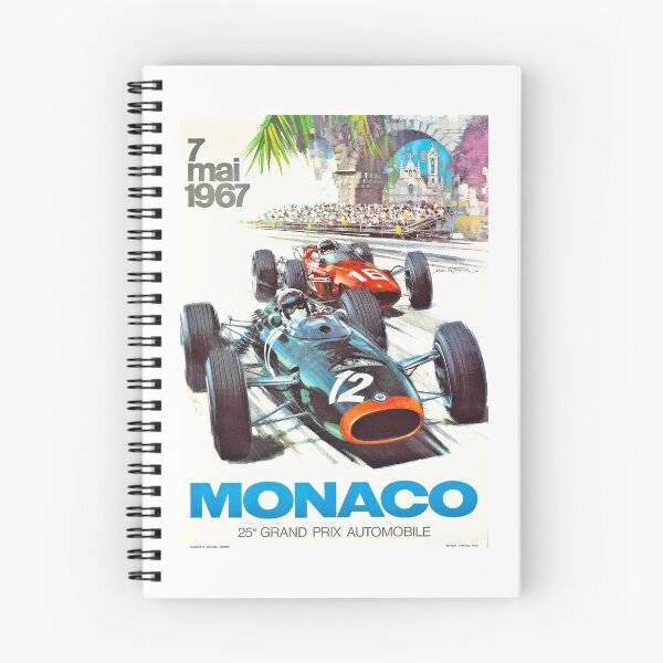 Item preview, 1967 Monaco Grand Prix Racing Poster designed and sold by retrographics.