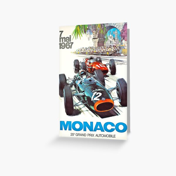 Item preview, 1967 Monaco Grand Prix Racing Poster designed and sold by retrographics.