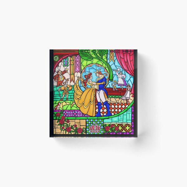 Patterns of the Stained Glass Window Acrylic Block