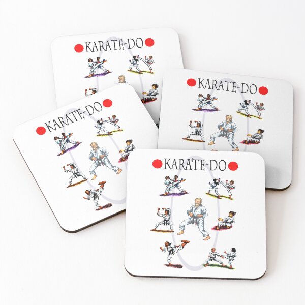 Item preview, watercolor painting cartoon illustration the diversity of karate designed and sold by Jonah Augustin Gray.