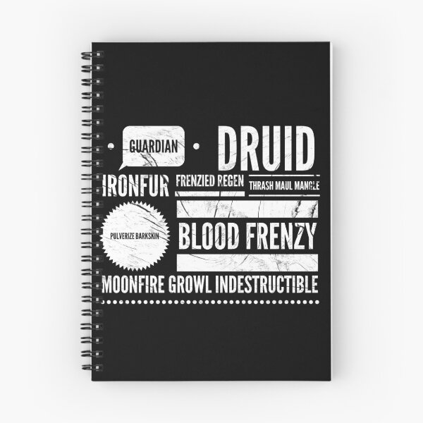 Item preview, Bear Druid Mantra: DnD Spells and Attacks - TANK- Gamer Logo designed and sold by CloudDance.