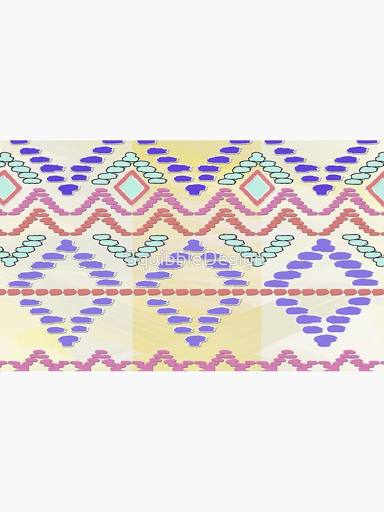 Pastel Tribal Pattern by SquibbleDesign