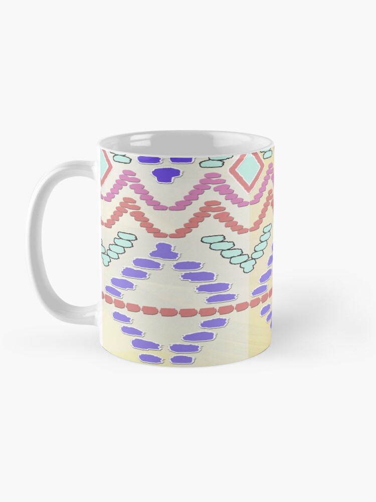 Alternate view of Pastel Tribal Pattern Mug