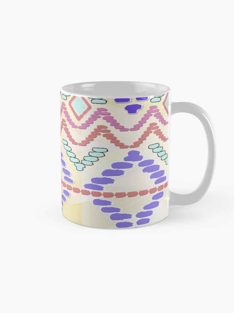 Alternate view of Pastel Tribal Pattern Mug