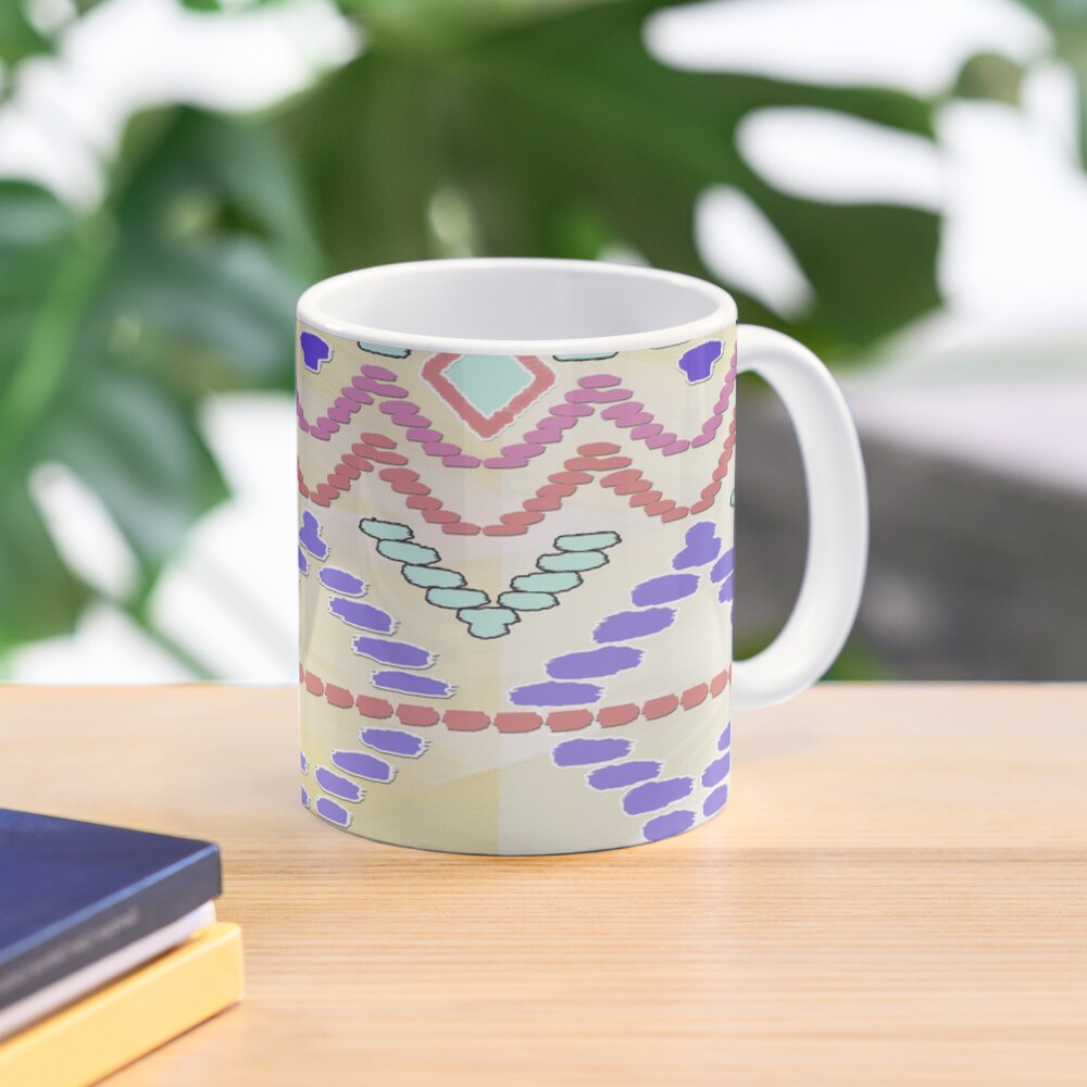 Pastel Tribal Pattern Mug