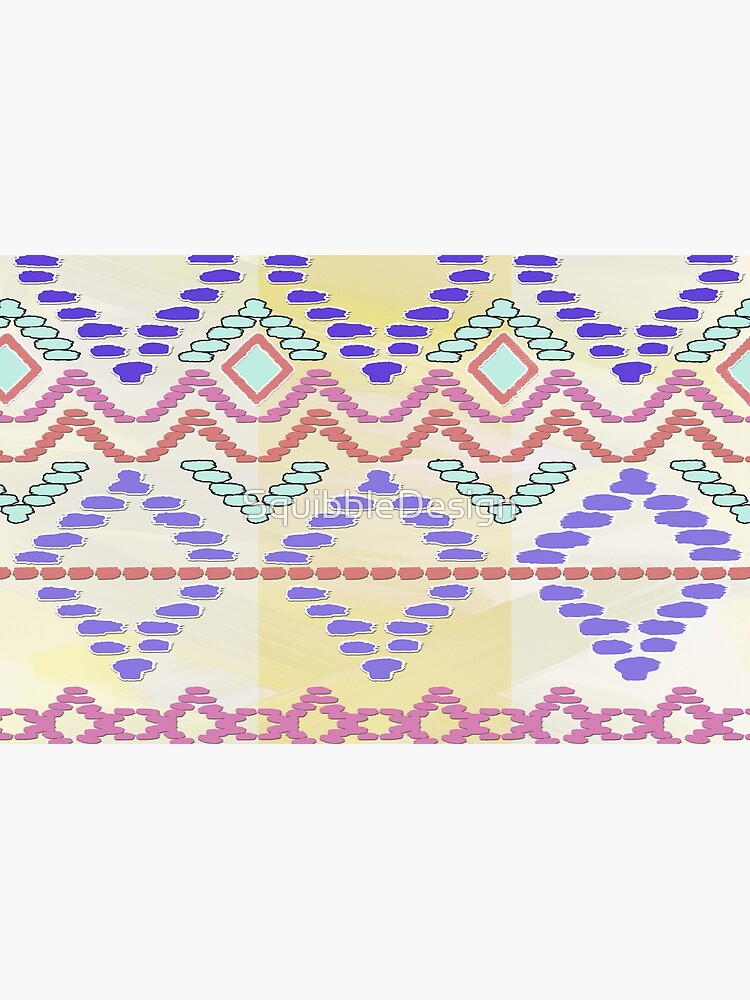 Pastel Tribal Pattern by SquibbleDesign