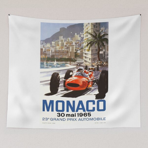Item preview, 1965 Monaco Grand Prix Racing Poster designed and sold by retrographics.