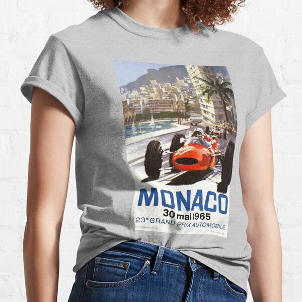 Affiche du Grand Prix de Monaco 1965 T-shirt classique