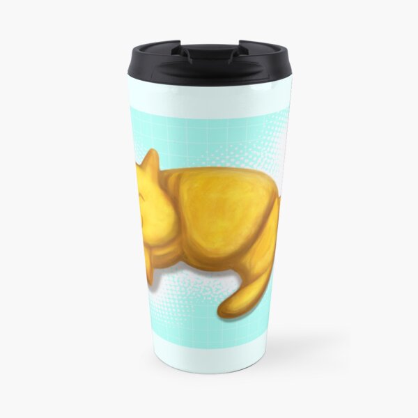 Croissant Cat Travel Mug