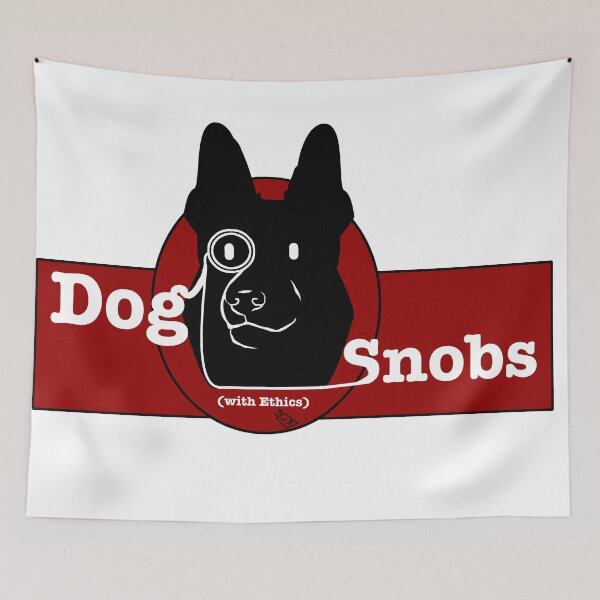 Aperçu de l'œuvre Chien snob avec éthique créée et vendue par Bonfires RedDZ.