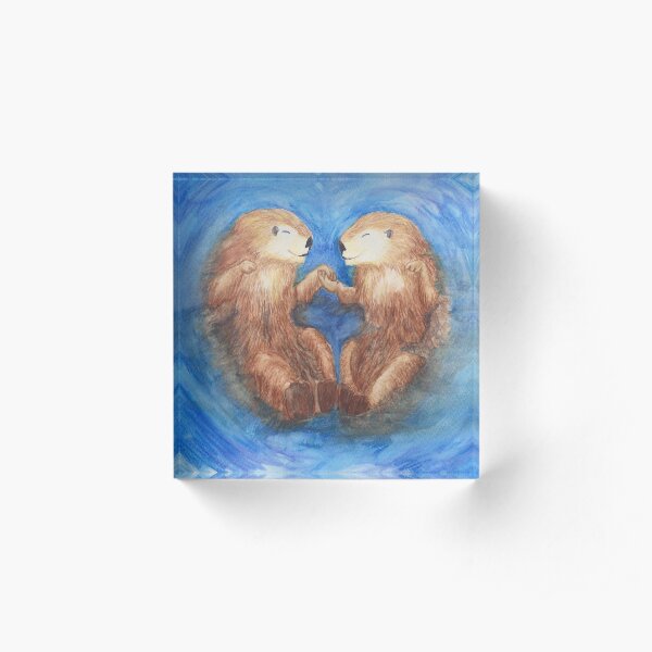 Otterly Cute Acrylic Block